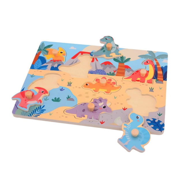 Dřevěné puzzle – Dinosauři