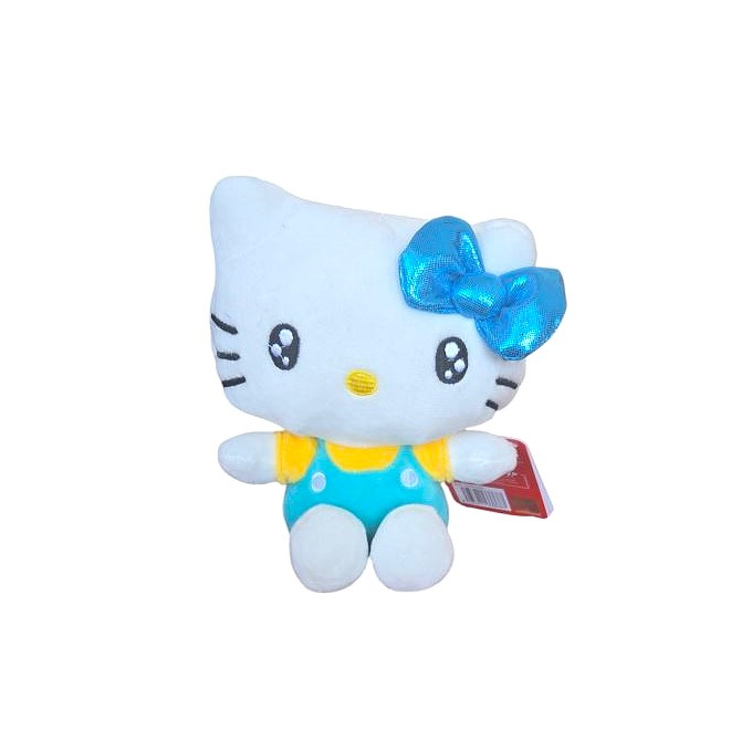 Hello Kitty - Plyšová postavička 16 cm Tyrkysová