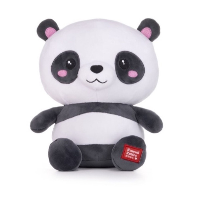 Plyšová panda 24 cm Černý