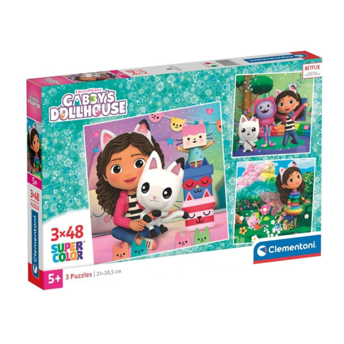 Puzzle 3x48 - Gabby's Dollhouse