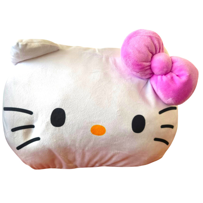 Hello Kitty – Plyšový polštář 28 cm Ružová