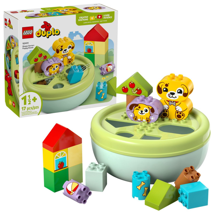 10441 Lego Duplo – Třídění tvarů: Domeček pro štěňátka