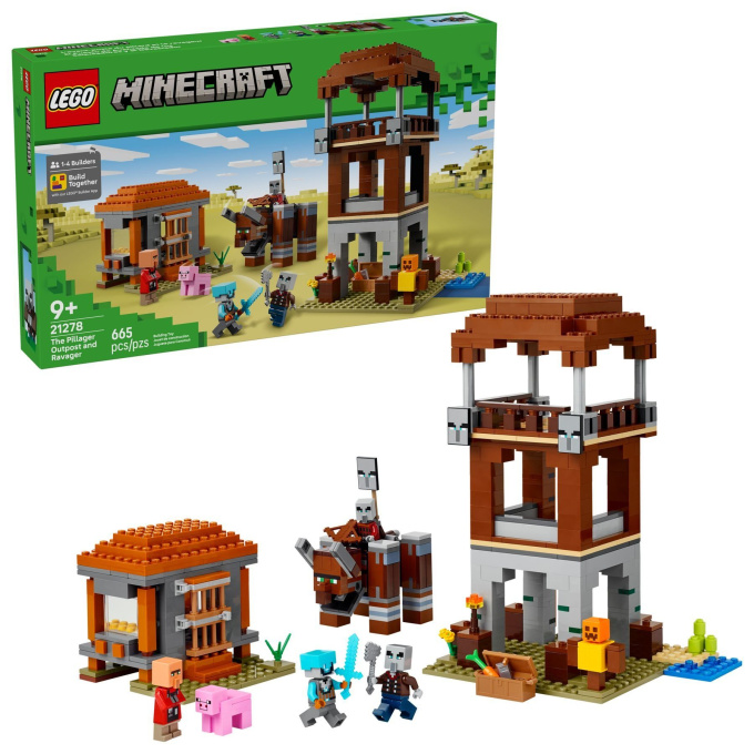 21278 Lego Minecraft – Základna plenitelů a Ničitel