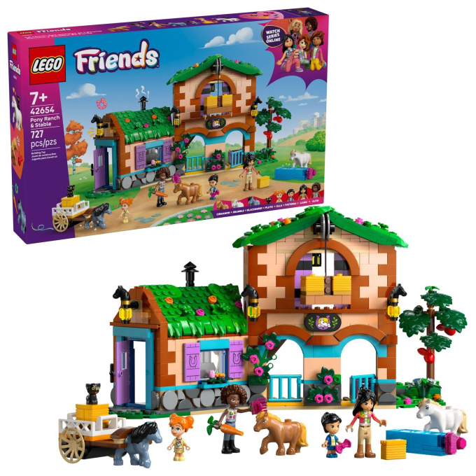 42654 Lego Friends – Ranč s poníky a stáj
