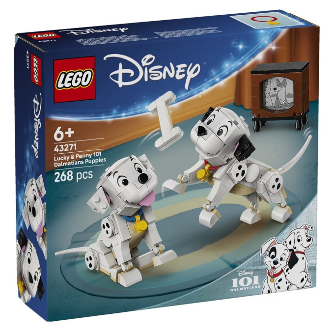 43271 Lego Disney – Štěňátka Štístko a Penny z filmu 101 dalmatinů