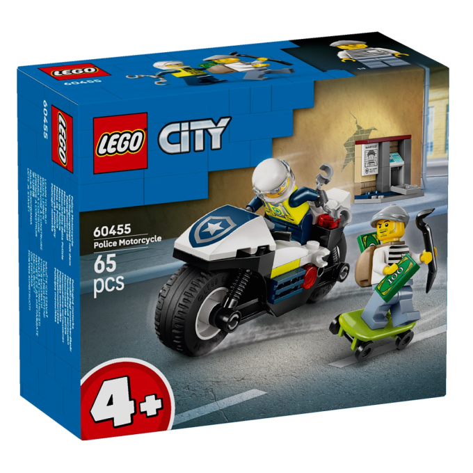 60455 Lego City – Honička na policejní motorce