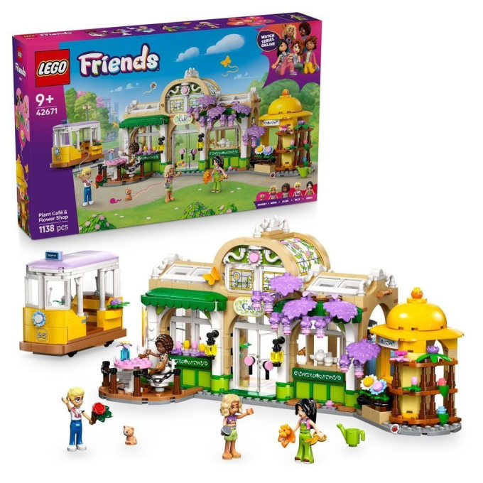 42671 Lego Friends – Kavárna plná rostlin a květinářství