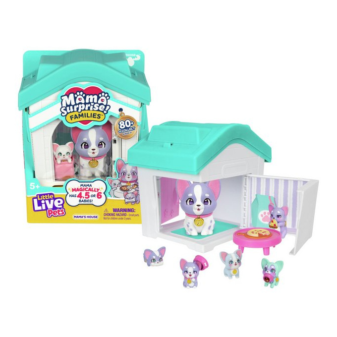 Little Live Pets - Mama Surprise! Babies Bílý Domeček