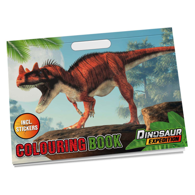 Malování s nálepkami - Dinosauři