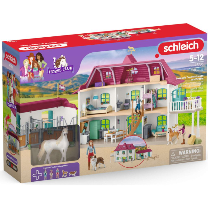 Schleich - Dům a stáj u jezera 42706