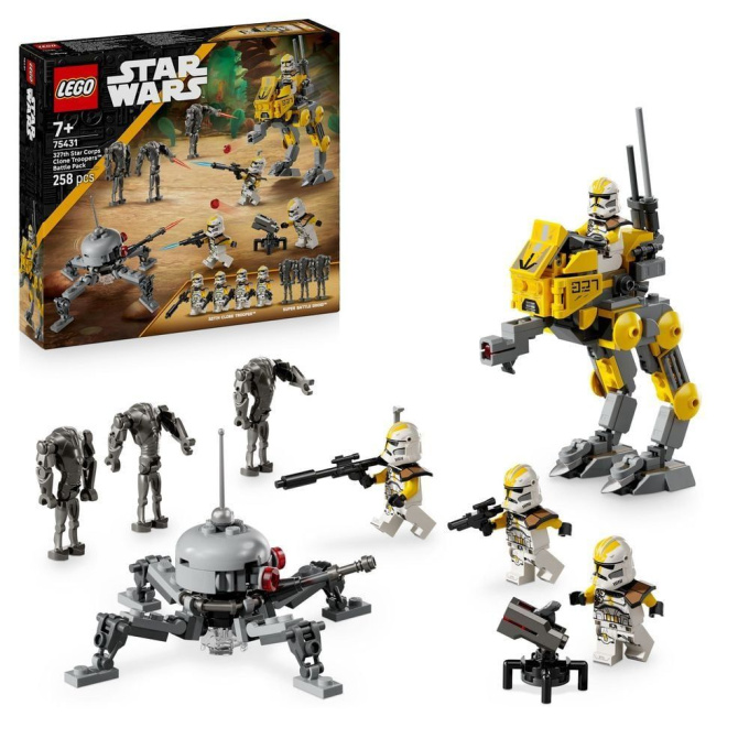 75431 Lego Star Wars – Bitevní balíček klonovaných vojáků z 327. hvězdného sboru