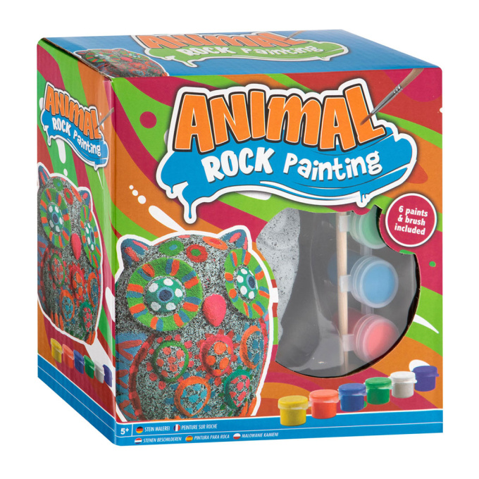 Malování na kámen – Sova