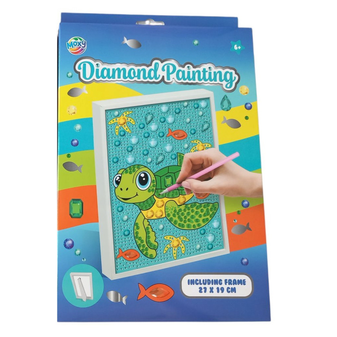 Diamantové malování Želva