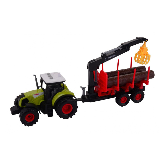 Farmářský traktor Se Dřevem