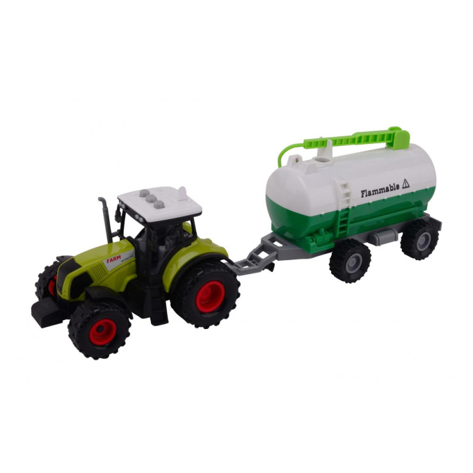 Farmářský traktor S Cisternou
