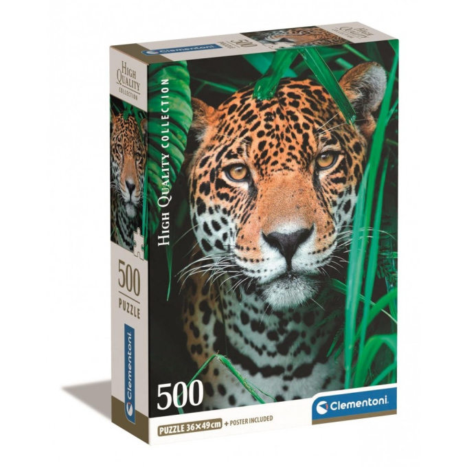 Puzzle 500 - Jaguár v džungli