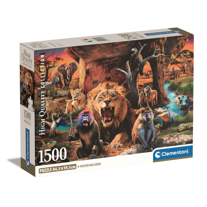 Puzzle 1500 – Král zvířat
