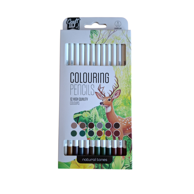 Barevné tužky 12 ks Natural Tobes