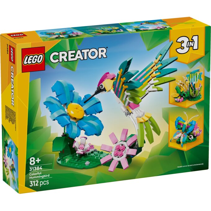 31384 Lego Creator – Divoká zvířata: Barevný kolibřík