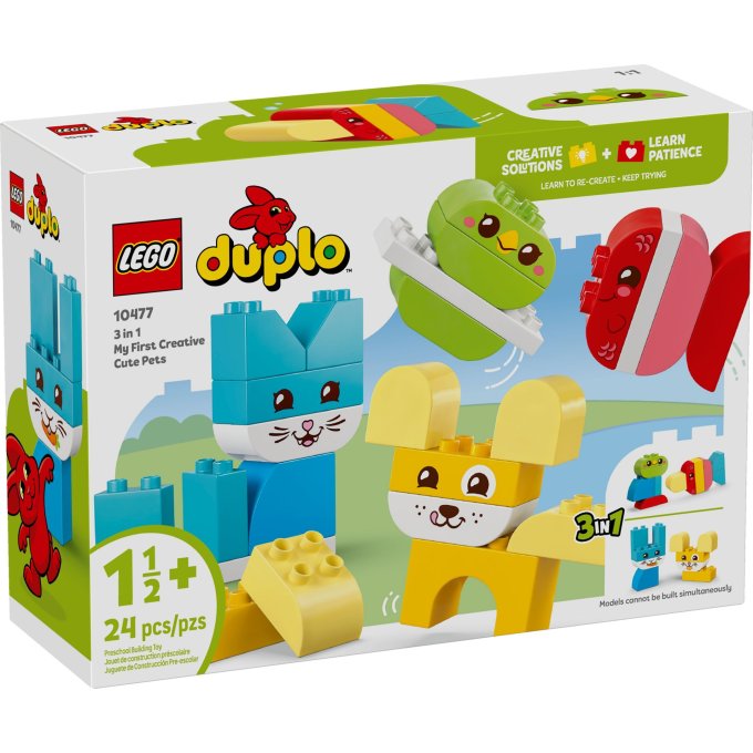 10477 Lego Duplo – Roztomilí kreativní mazlíčci 3 v 1