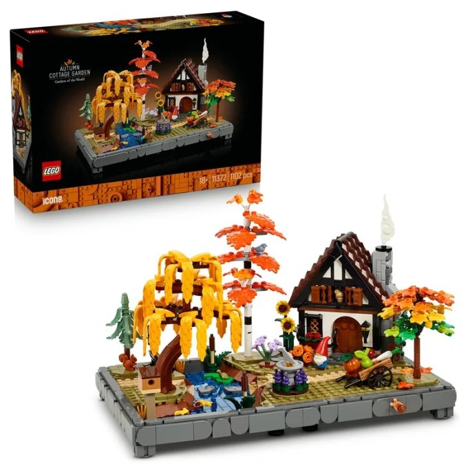 11372 Lego Icons – Chata a podzimní zahrada