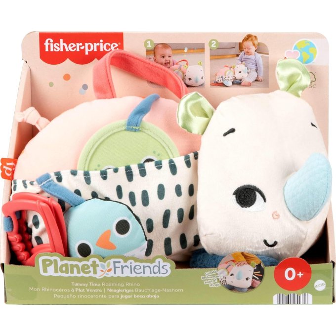Fisher-Price – Polštář nosorožec