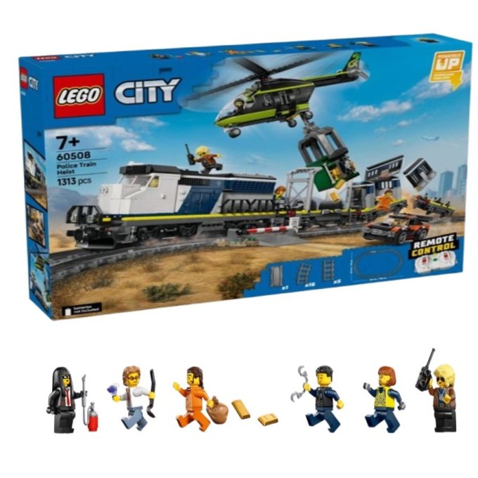 60508 Lego City – Loupež v policejním vlaku