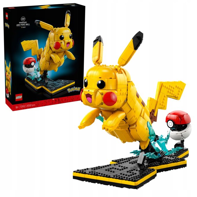 72152 Lego Pokémon - Pikachu a Pokéball