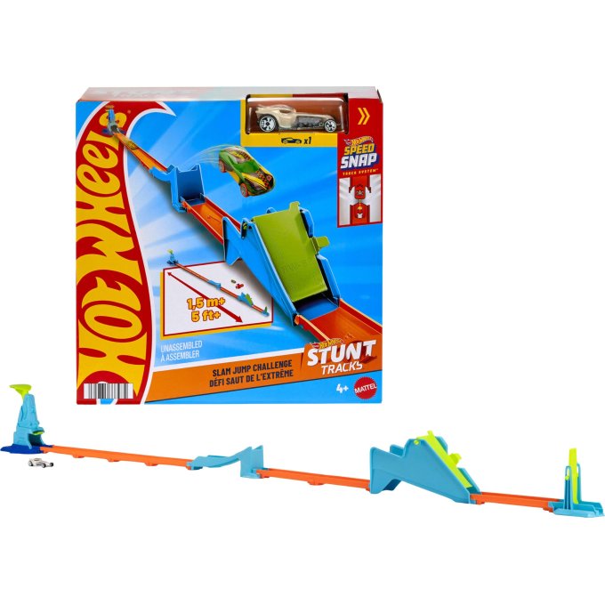 Hot Wheels - Kaskadérská dráha  Slam Jump Challenge