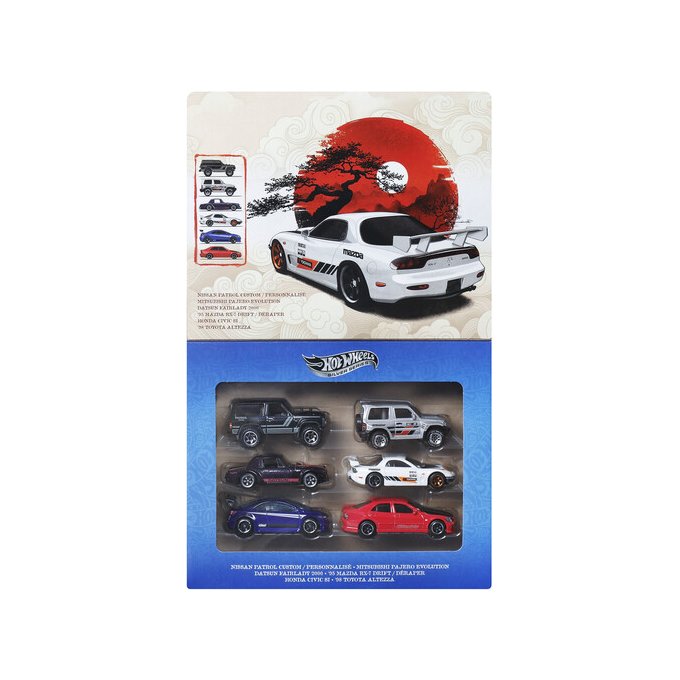 Hot Wheels - Súprava Silver Series Streets of Japan