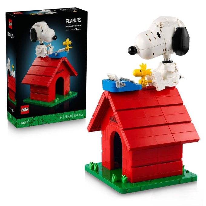 21368 Lego Ideas – Peanuts: Snoopyho bouda