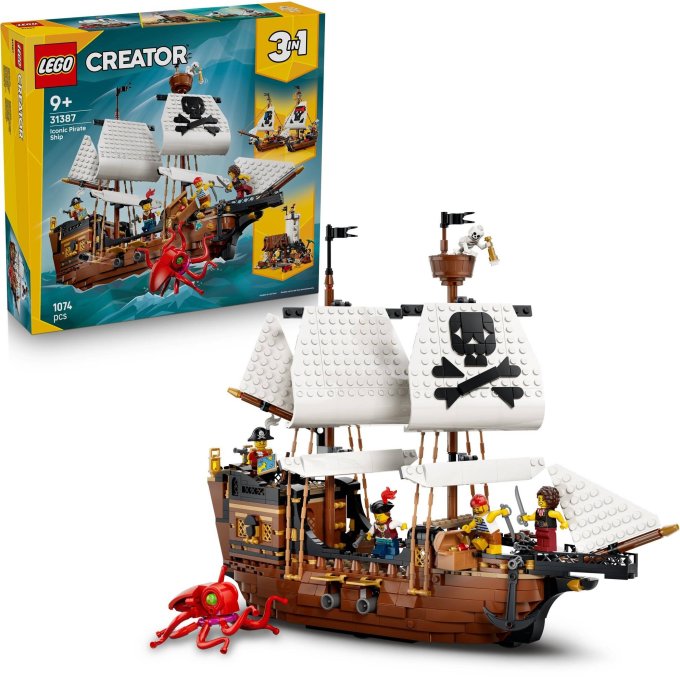 31387 Lego Creator - Kultovní pirátská loď