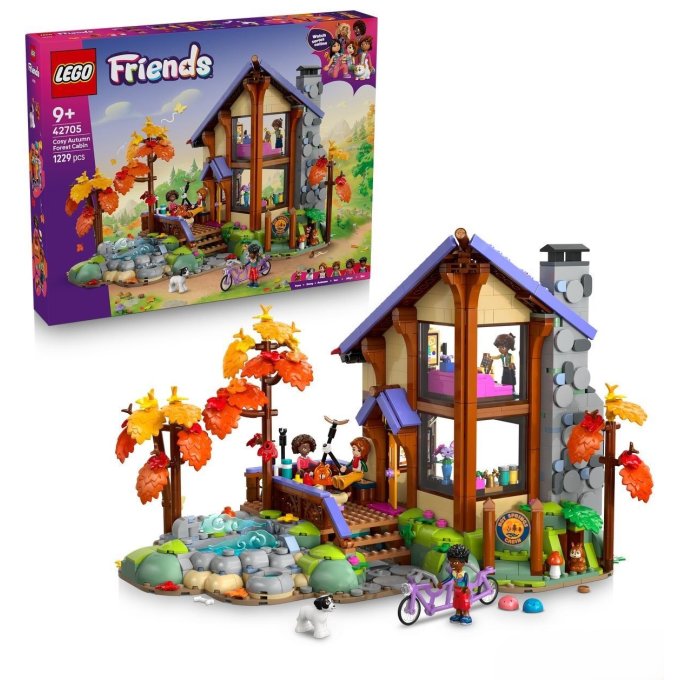42705 Lego Friends - Útulná chata v podzimním lese