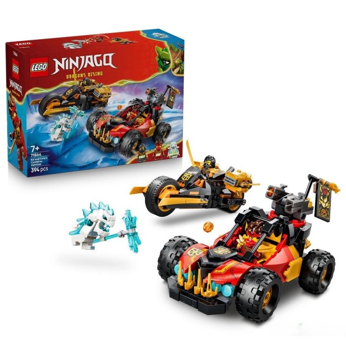 71864 Lego Ninjago - Kombinovatelná vozidla Kaie a Colea