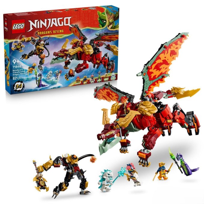 71868 Lego Ninjago - Wyldfyre a transformační dračí oblek