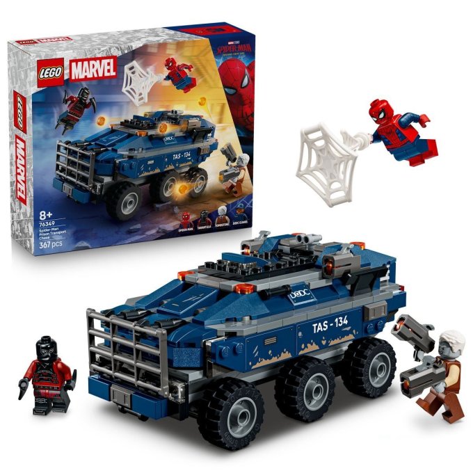 76349 Lego Marvel - Spider-Man a honička za vězeňským transportérem
