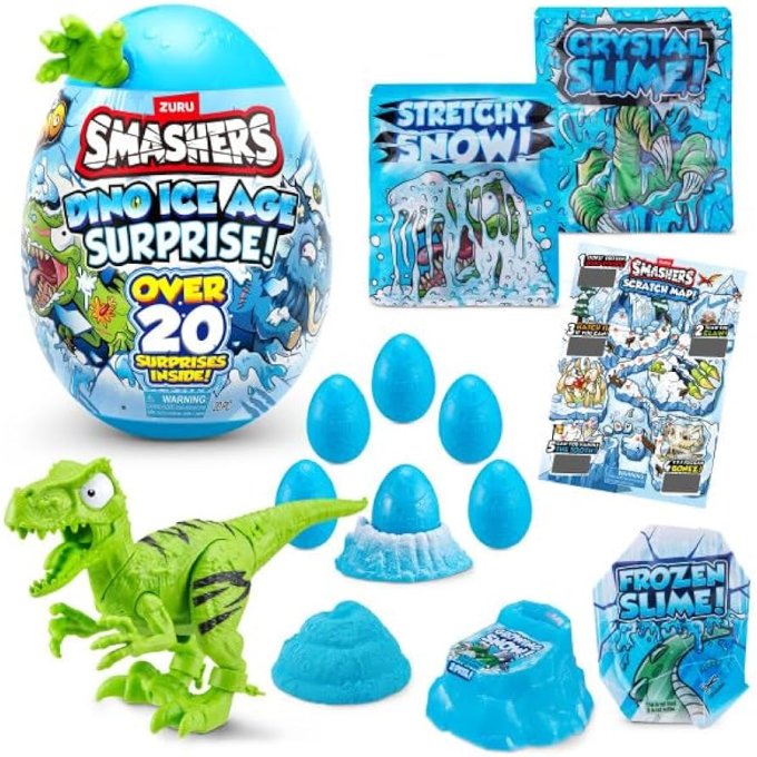 Smashers - Mega dinosauří vejce Zelená