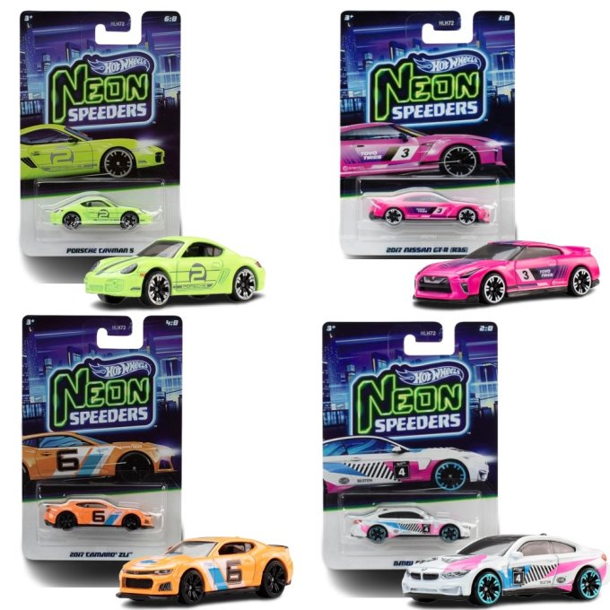 Hot Wheels – Autíčko Neon Speeders