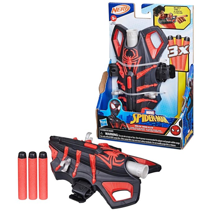 Nerf Spider-Man - Vystřelovací zbraň Miles Morales