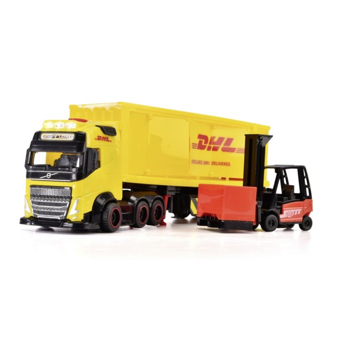 Dickie – Tahač DHL s vysokozdvižným vozíkem