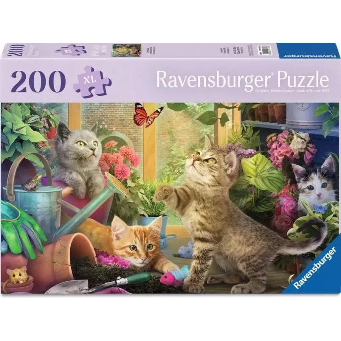 Puzzle 200 – Hravé kočky