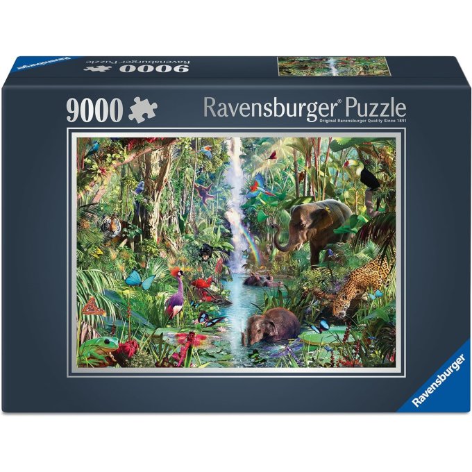 Puzzle 9000 - Zvířata v džungli