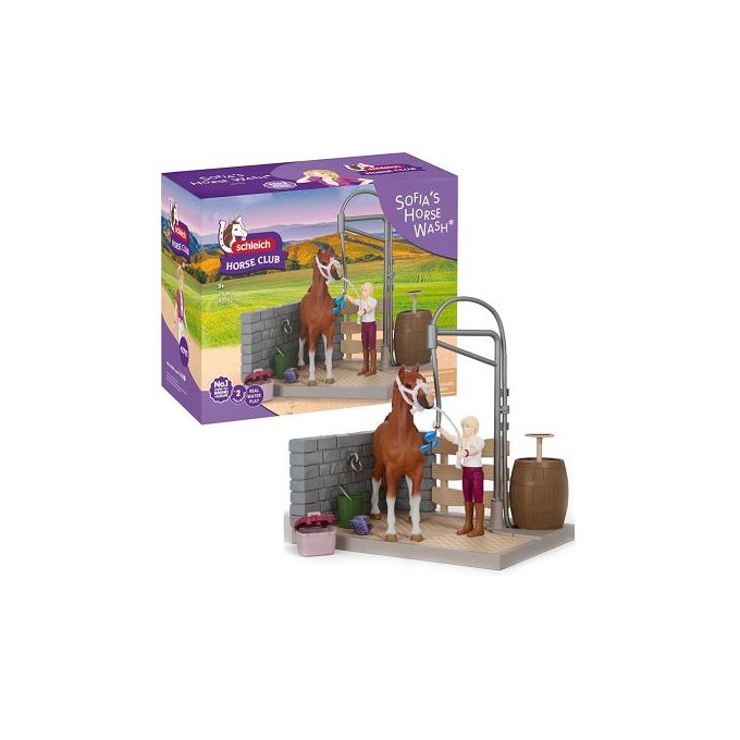 Schleich - Sofiin mycí box pro koně 42792