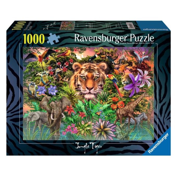Puzzle 1000 - Tygr z džungle