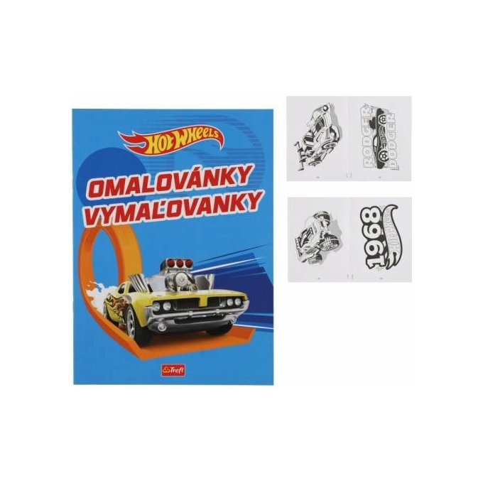 Hot Wheels - Omalovánky