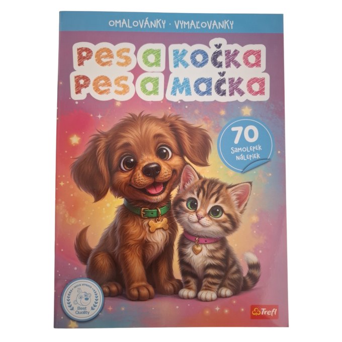 Omalovánky - Pes a mačka