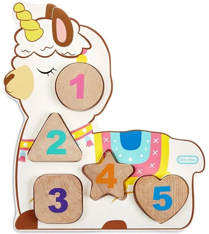Dřevěné puzzle s čísly