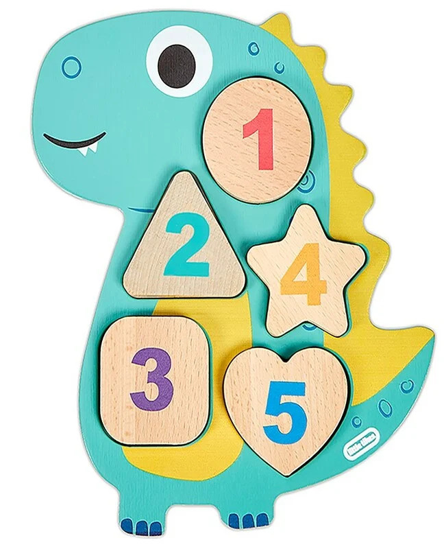 Dřevěné puzzle s čísly
