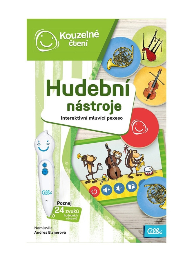 Kouzelné čtení - Pexeso Hudební nástroje