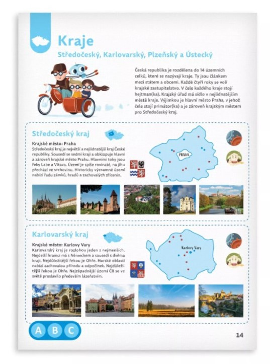 Kouzelné čtení – Vlastivěda zeměpisná část